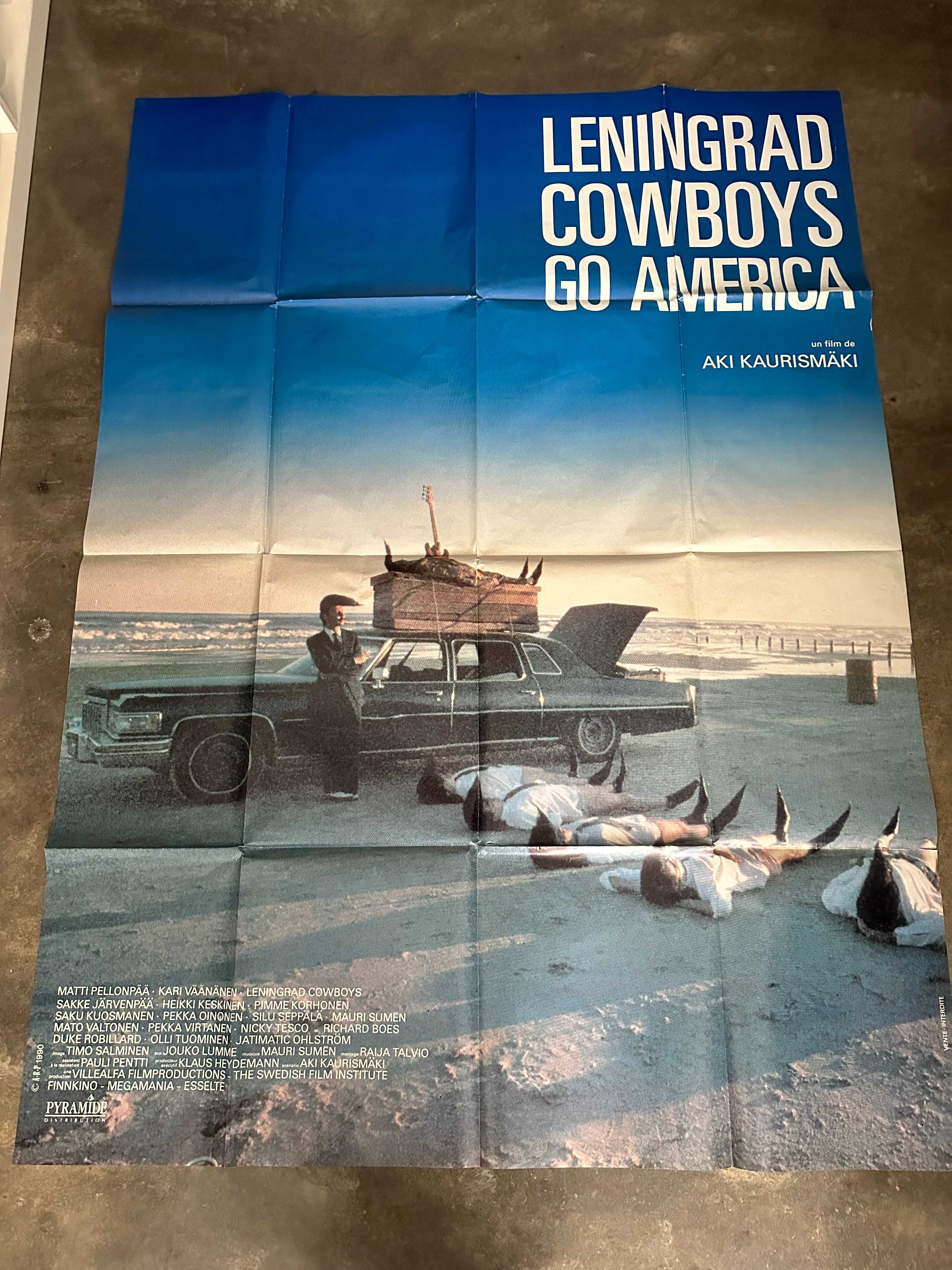 Cartaz original do filme Leningrad Cowboys Go America