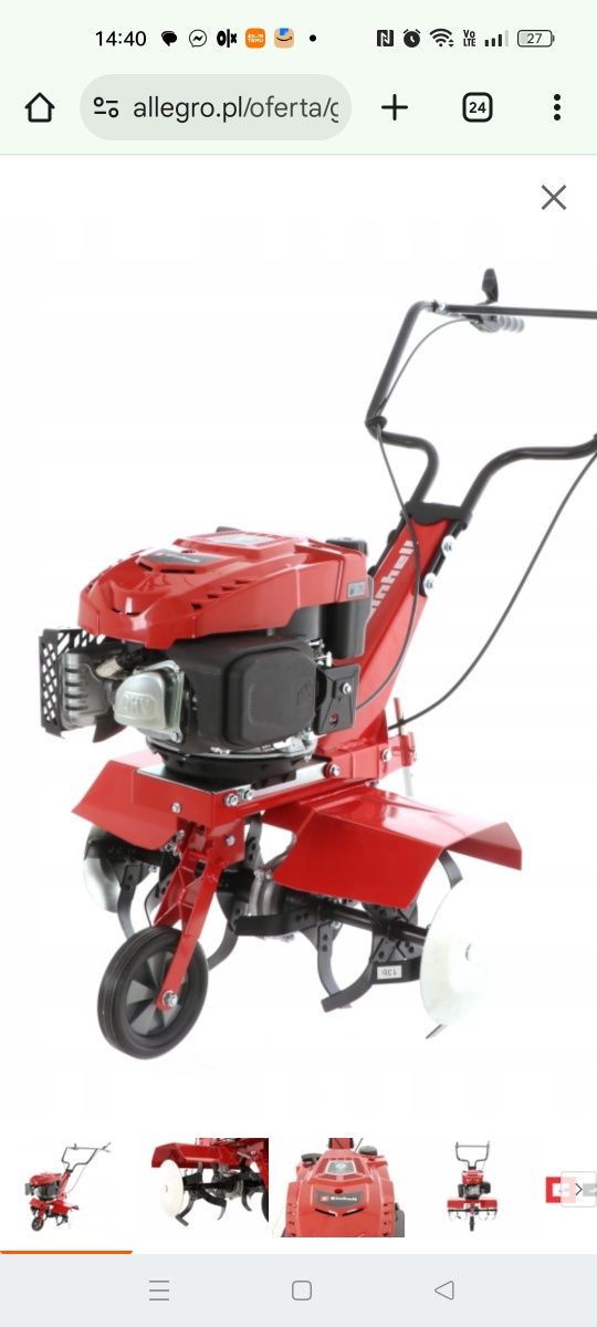 Okazja Glebogryzarka gleba spalinowa Einhell gc mt 2560ld