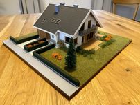 makieta architektoniczna domu mieszkalnego