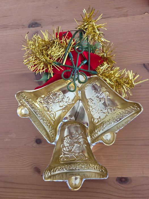 Adorno de Natal - sinos dourados