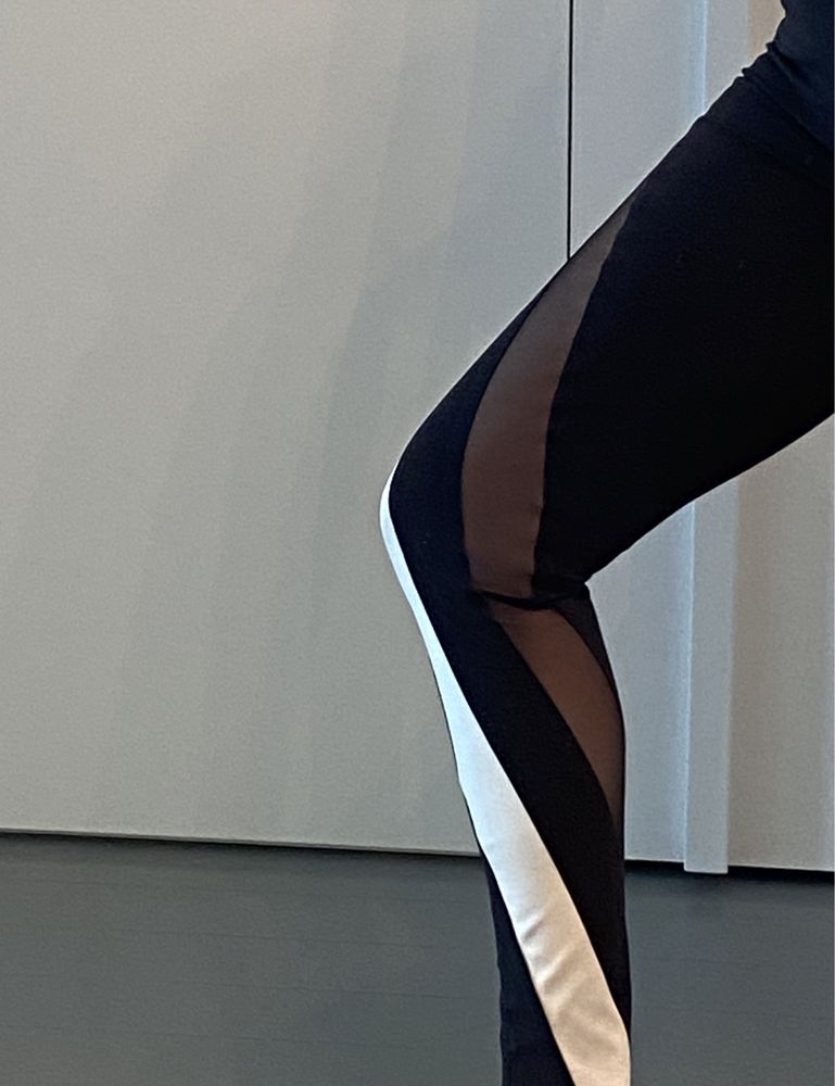 legginsy czarne nie tylko sportowe