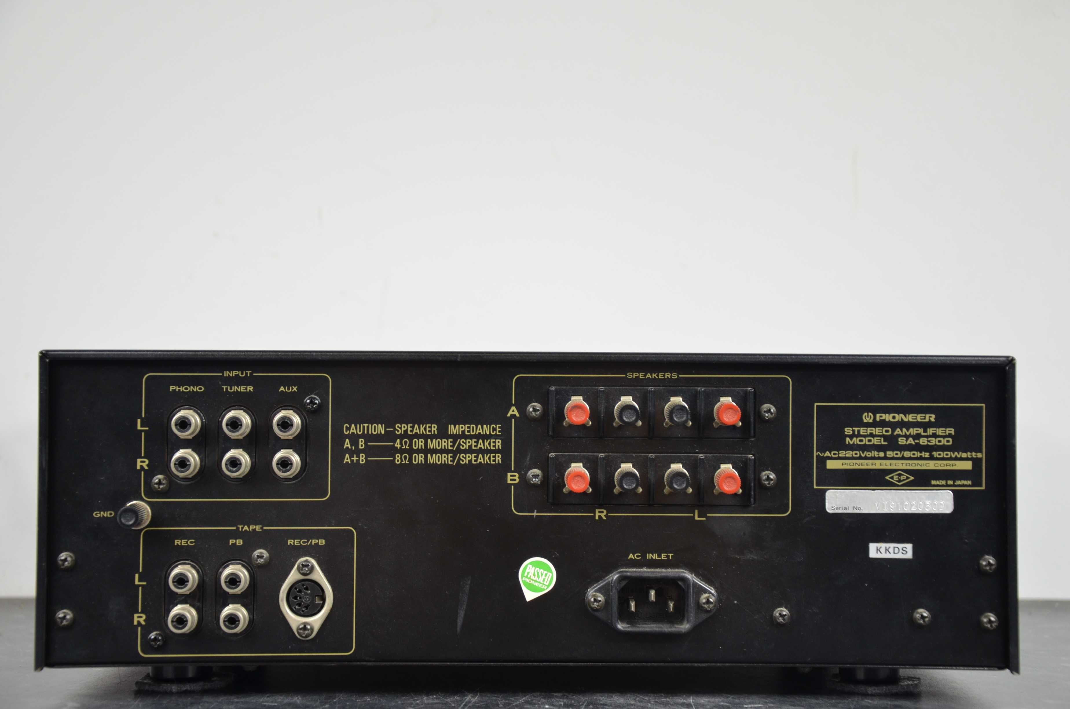 PIONEER SA-6300 Wzmacniacz stereo silver Okazja JAPAN