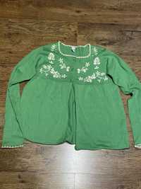 Zielony sweterek Zara Kids 164