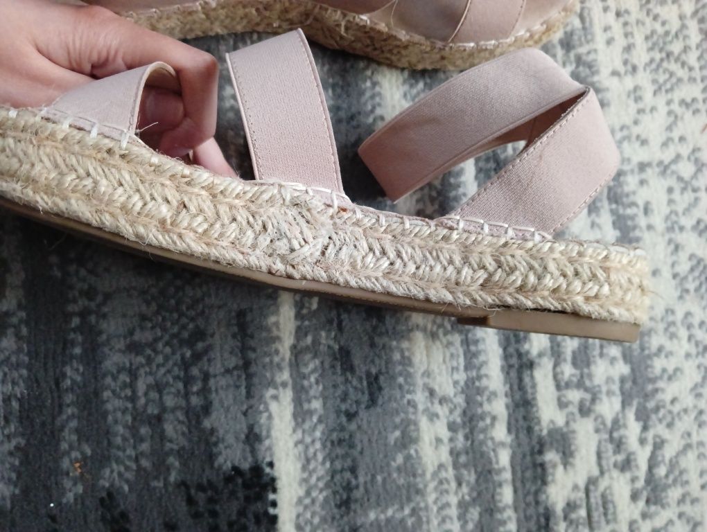 Sandały sandałki espadryle 40