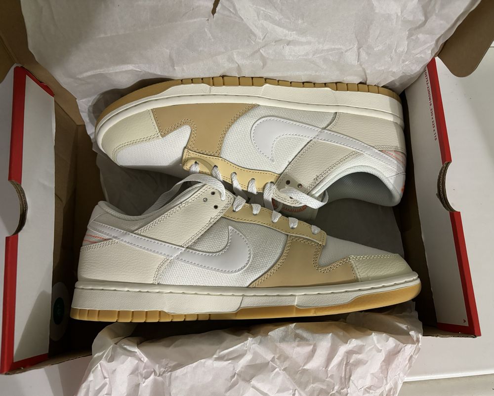 Кросівки Оригінал NIKE DUNK LOW SE BEIGE FJ5475-100