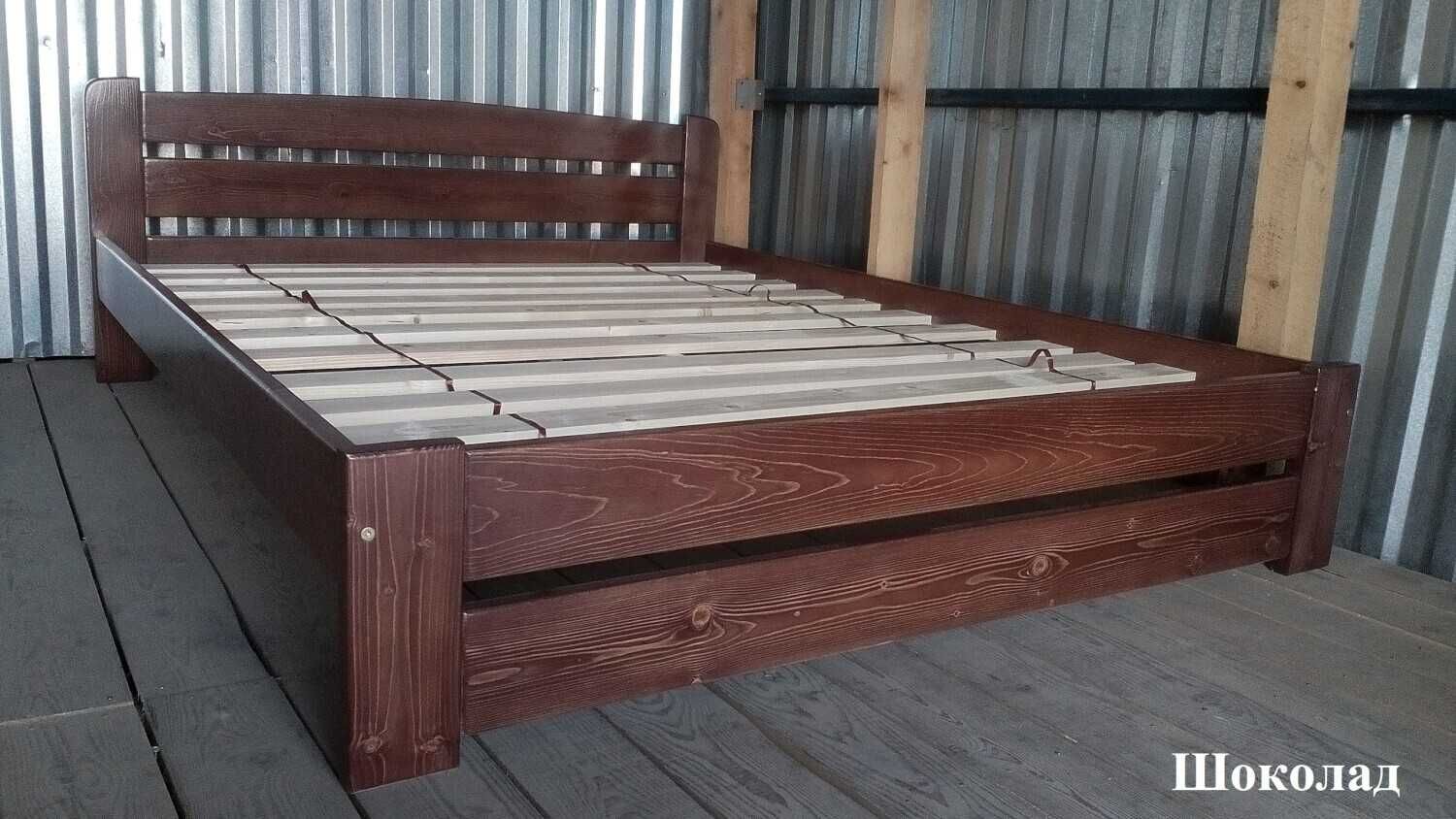 Деpeв"янe ліжко Марго дoдатковo зміцнeнe.Кровать з масиву дерева сосна