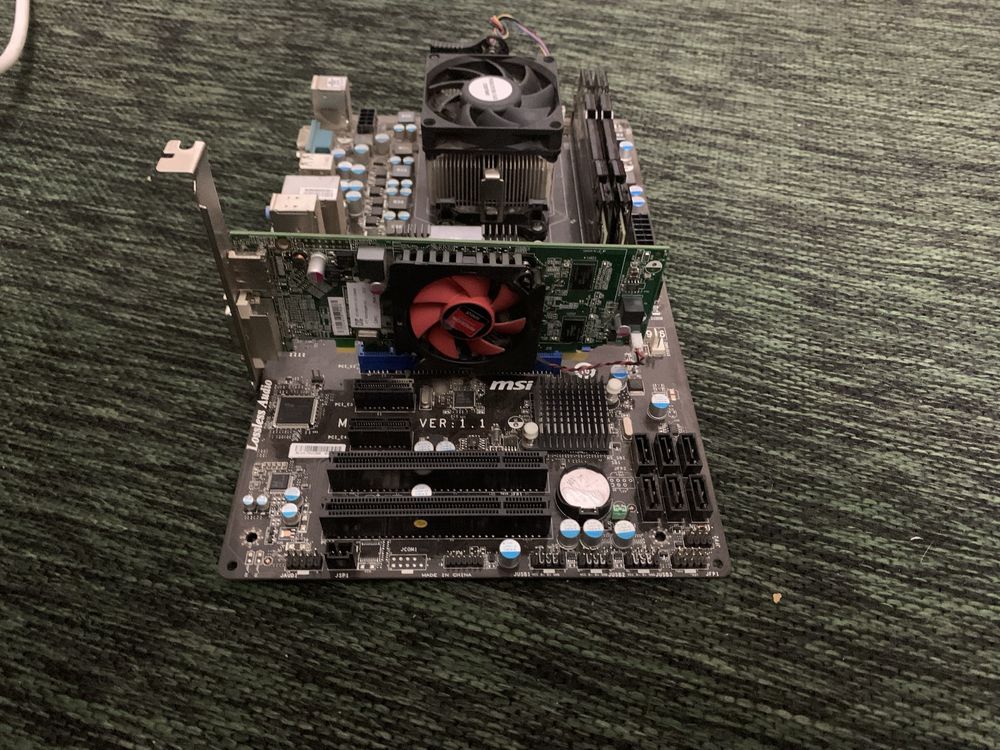 Материнська плата MSI 870-45 (FX) v2 з комплектуючими