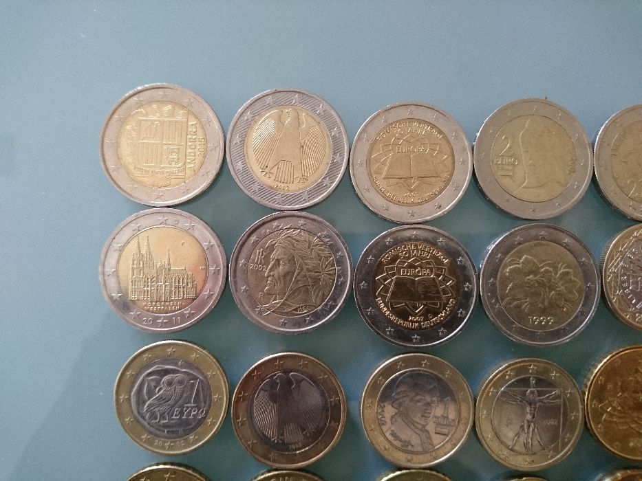 Moedas Colecionador diversos países e acontecimentos