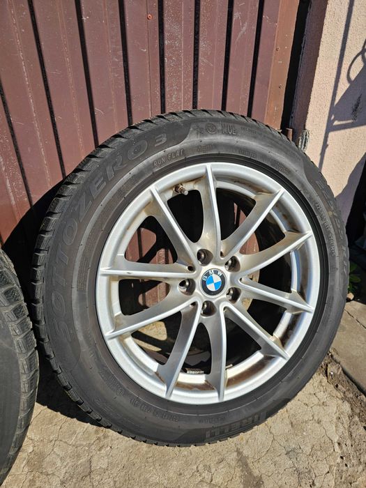 Felgi Aluminiowe Z Oponami Zimowymi BMW 17 Cali Is 27 Czujnik Ciśnieni