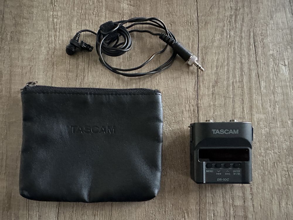 Rejestrator audio Tascam DR-10C +Mic