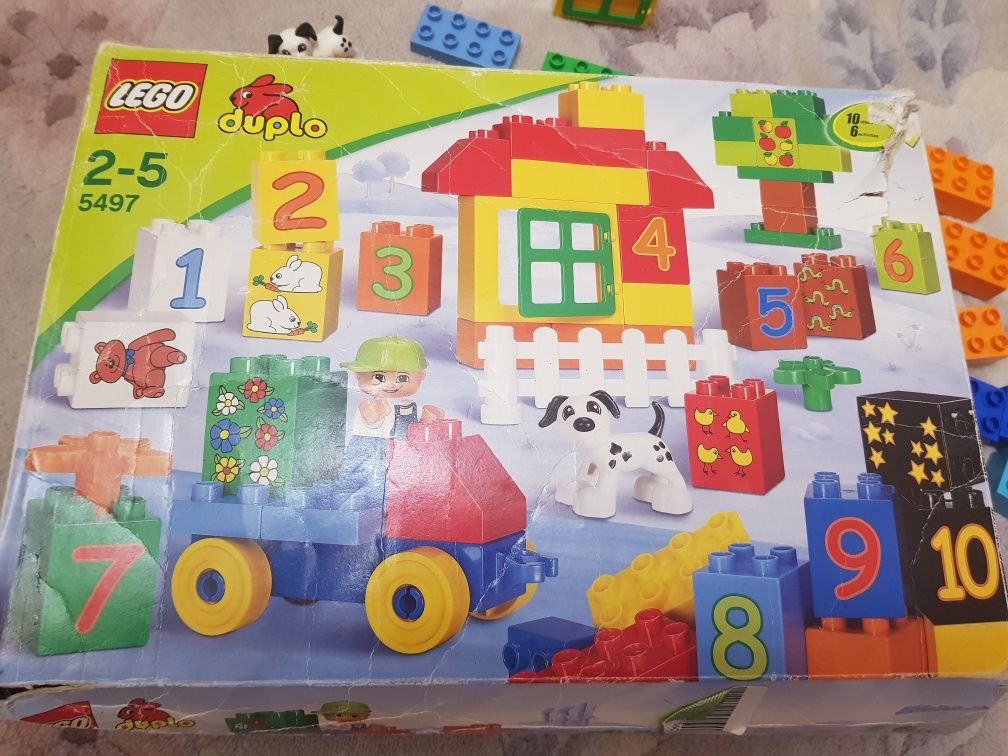 Конструктор детский LEGO DUPLO, играй с цифрами, 58 деталей, 5497