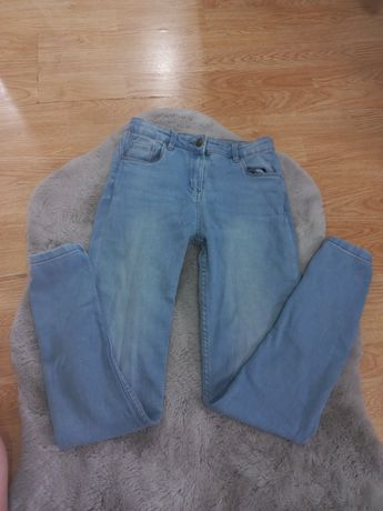 Jeansy jasny jeans 164/XS