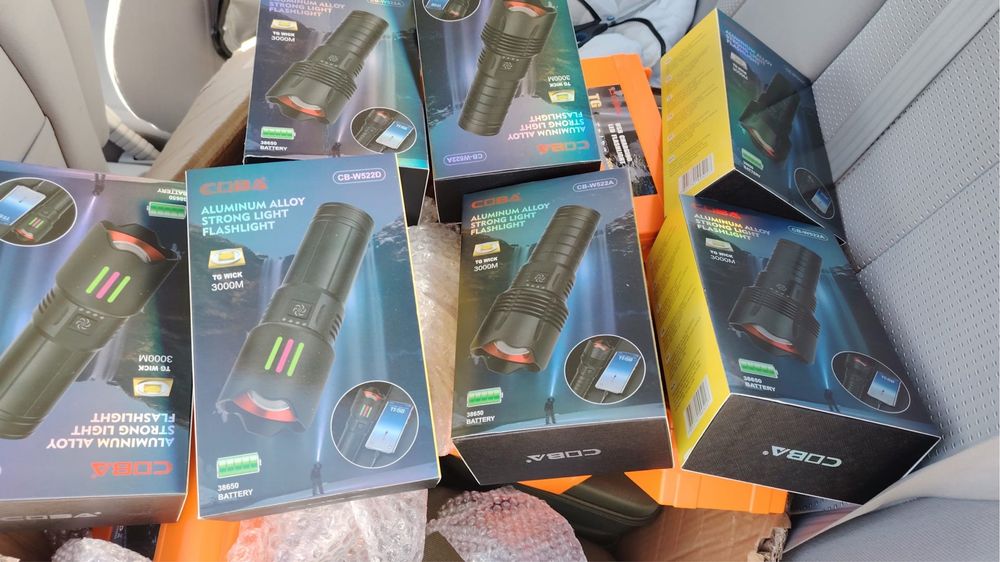 Lanternas e baterias preço de fabrica