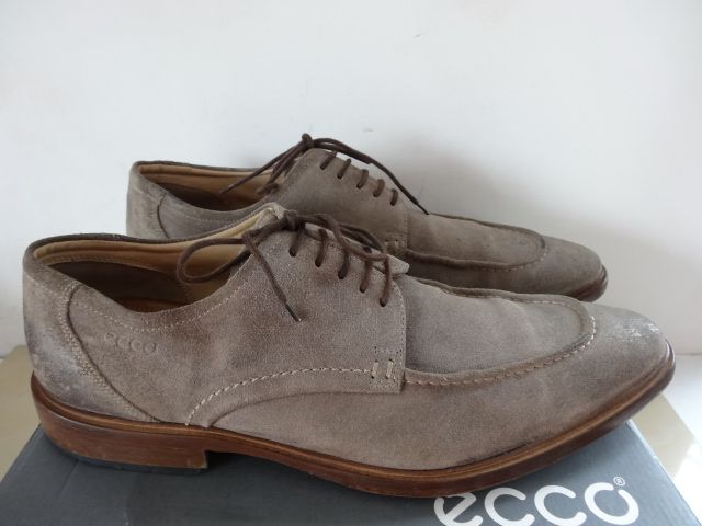 Buty Ecco roz. 45 SKÓRA Półbuty Pantofle