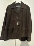 Massimo dutti marynarka zamszowa