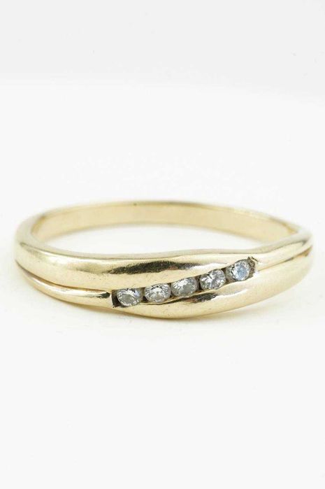 Pierścionek z brylantami 14k 2.31g