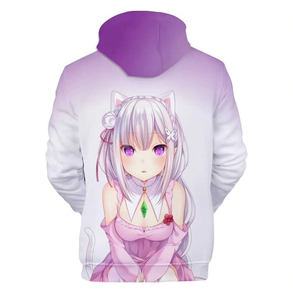 Bluza Re: Zero Emilia cosplay anime manga Nowa rozmiar M