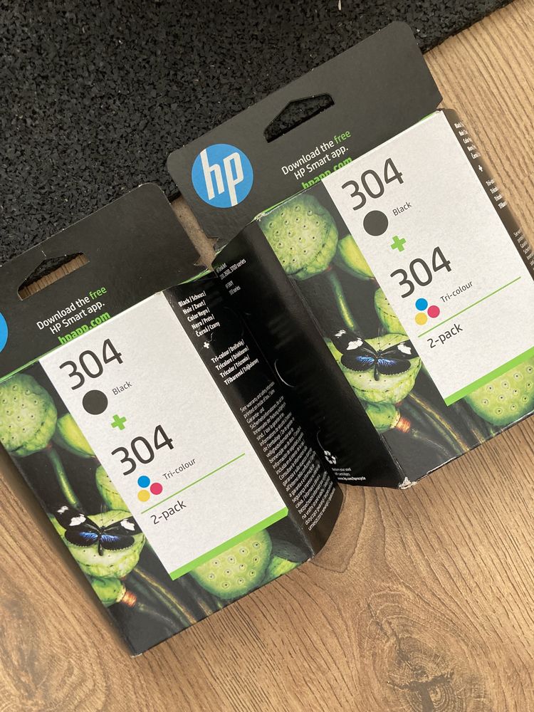 2 opakowania -> HP 304 black + tri-colour (2-pack)