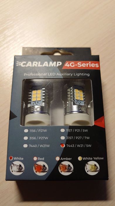 Продам светодиодные лампы W21/5W  Led Carlamp 4G-Series