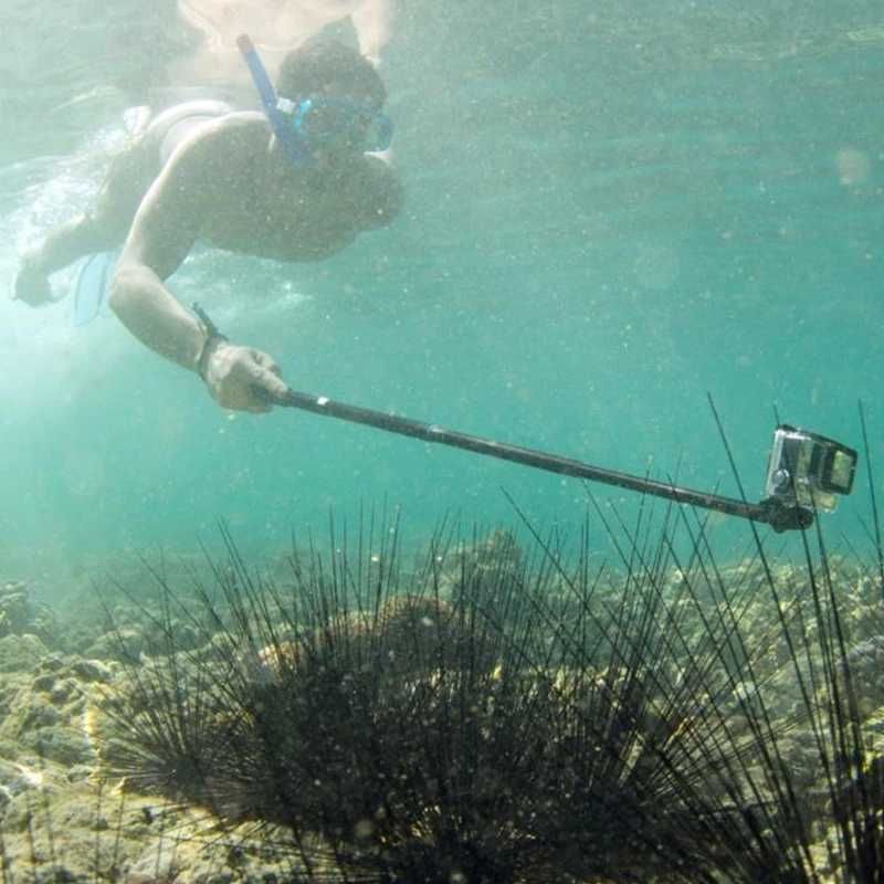 Vara telescópica selfie para câmera de ação