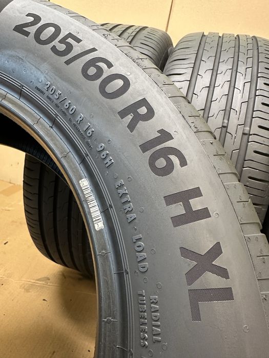 Continental EcoContact6 205/60/16 kpl 4 szt rok 2023, bieżnik 6,0-5,5