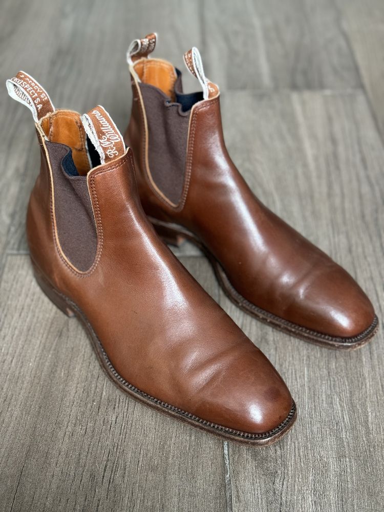 Челсі R.M. Williams Mens Comfort RM Leather Chelsea Boots
