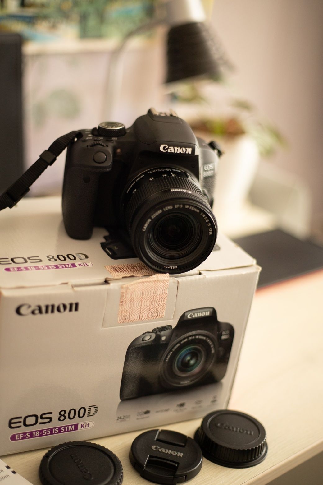 Canon 800d + kit 18-55 mm