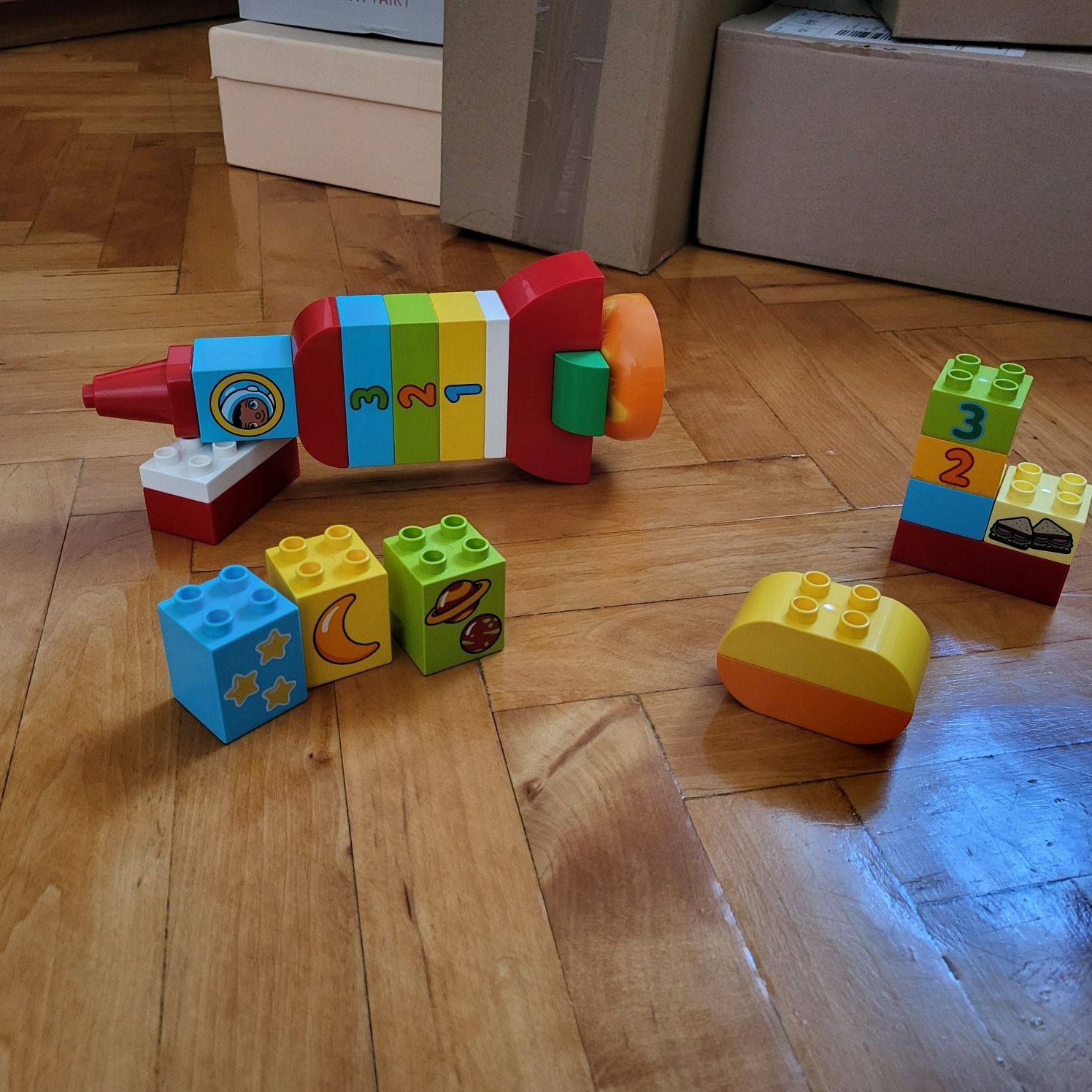 Zestaw lego duplo rakieta