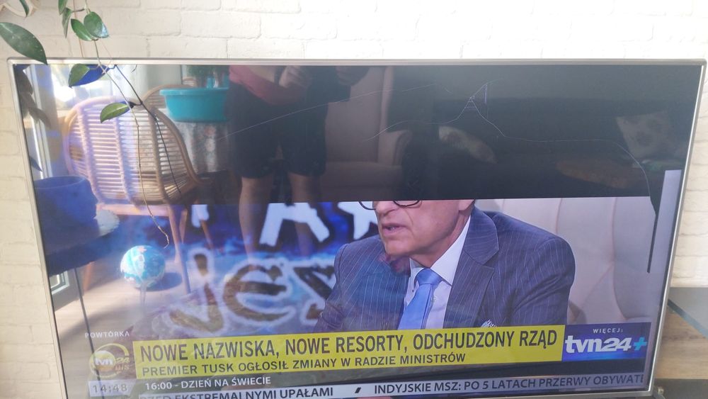 Telewizor lg 55 cali uszkodzona matryca