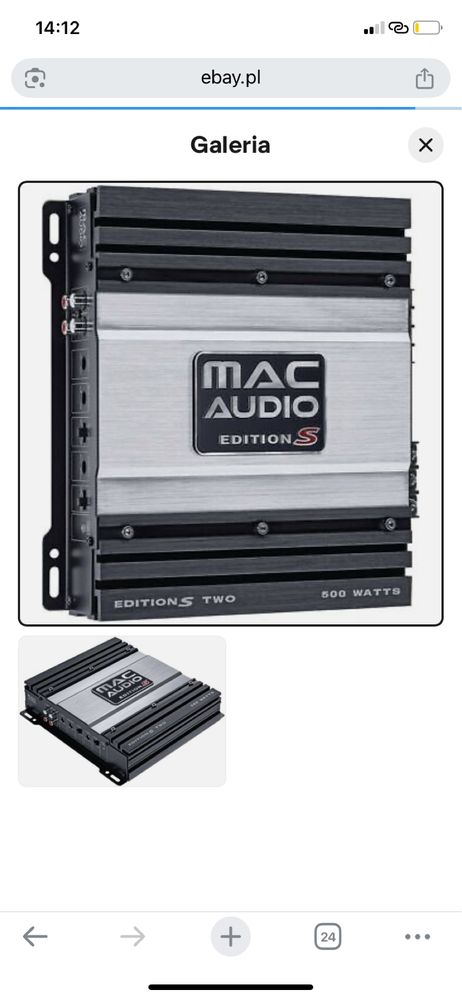 Sprzedam wzmacniacz samochodowy mac audio