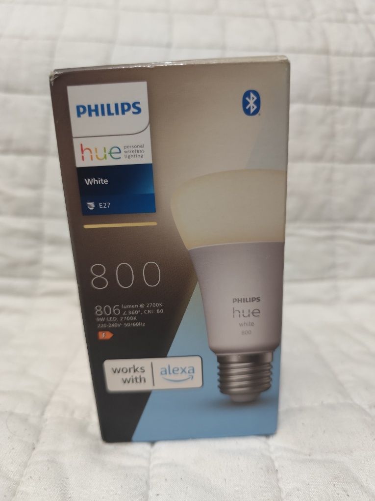 Żarówka Inteligentna Led Philips Hue White E27 800 Lumenów