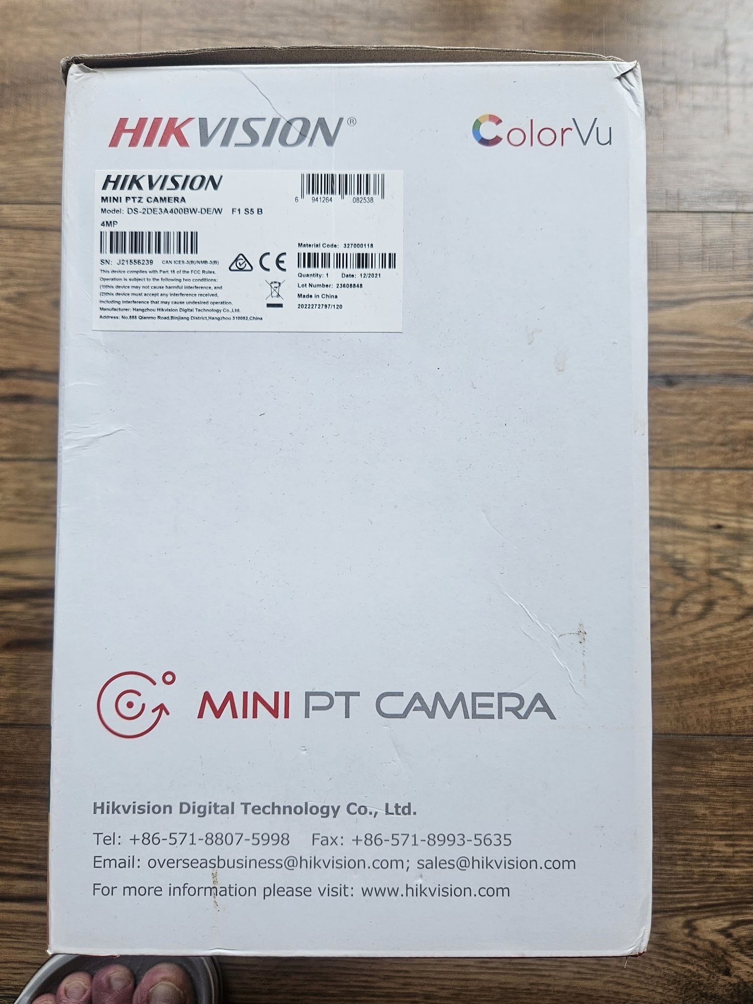 Kamera IP Hikvision DS-2DE3A400BW-DE/W(F1)(S5) 4MPx ColorVu PoE WiFi