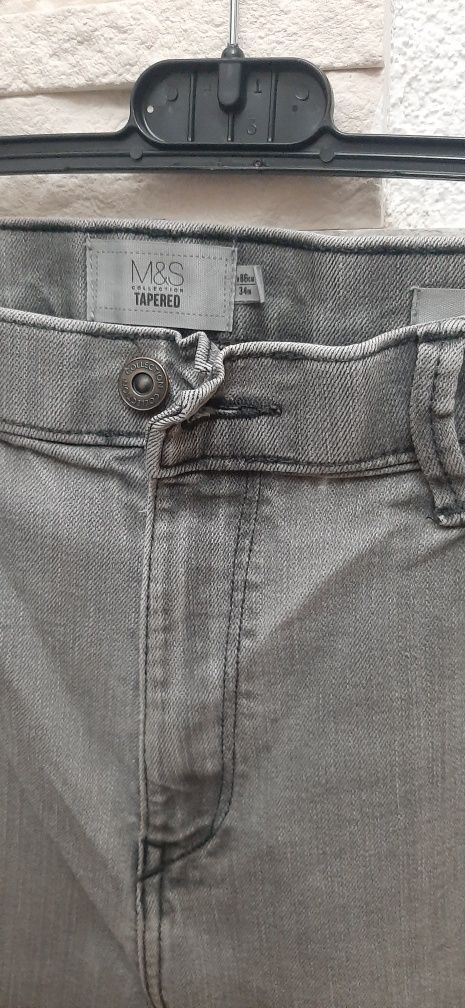 Spodnie Jeans szare M /34