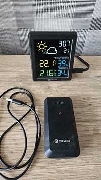 Bezprzewodowy pokojowy termometr/ zegar