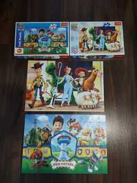 Puzzle Trefl Toy Story 4 i Psi Patrol