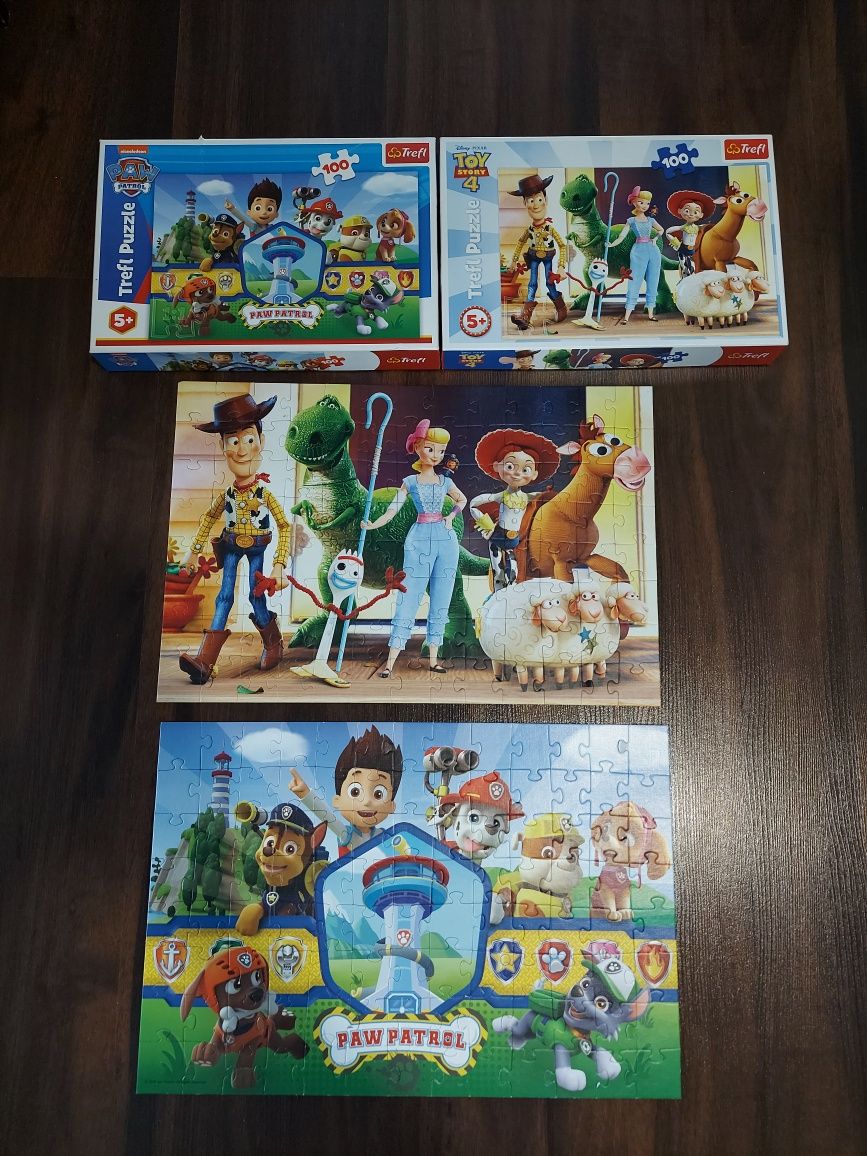 Puzzle Trefl Toy Story 4 i Psi Patrol