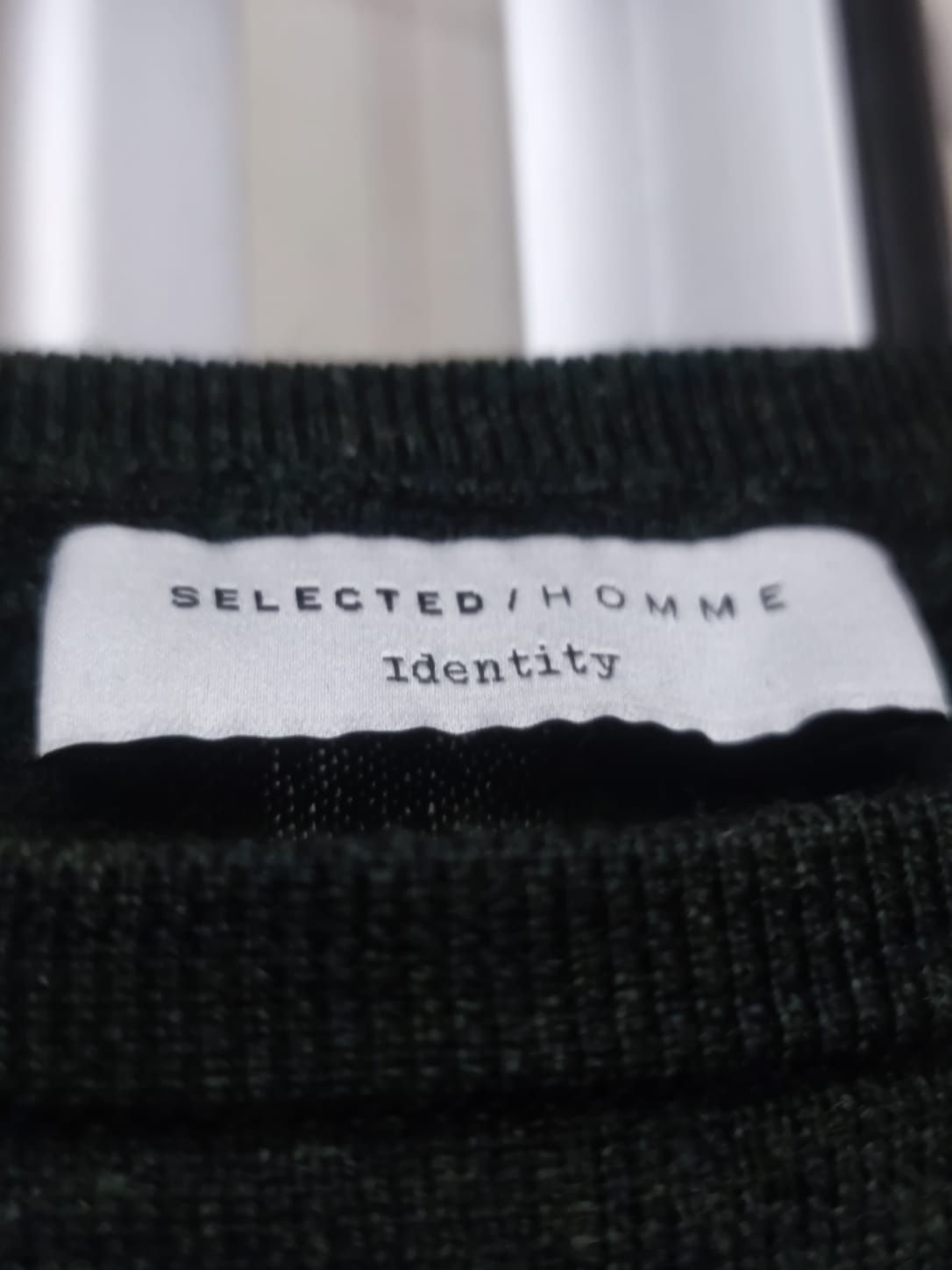 Sweter klasyczny L Selected home merino merynos wełniany wool wełna sw