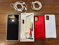 Samsung Galaxy A71 128GB + dwa etui, kabel, słuchawki!