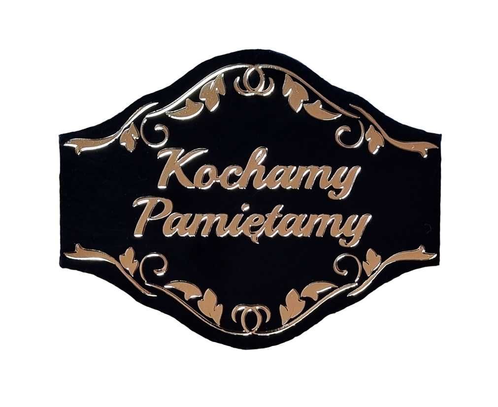 Dekoracja na znicz - Kochamy Pamiętamy