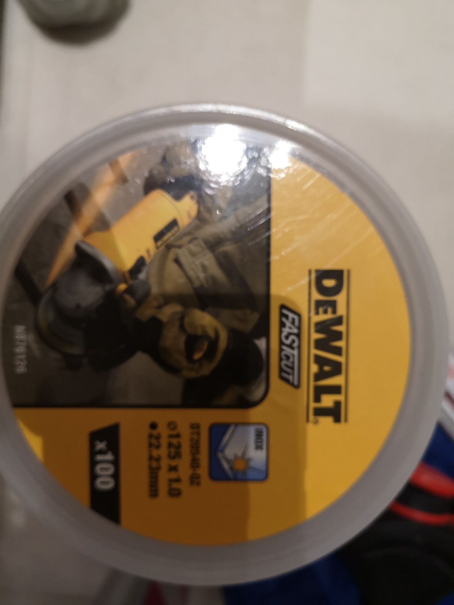 Tarcze do cięcia stali nierdzewnej DEWALT 125x1mm 22.23 mm