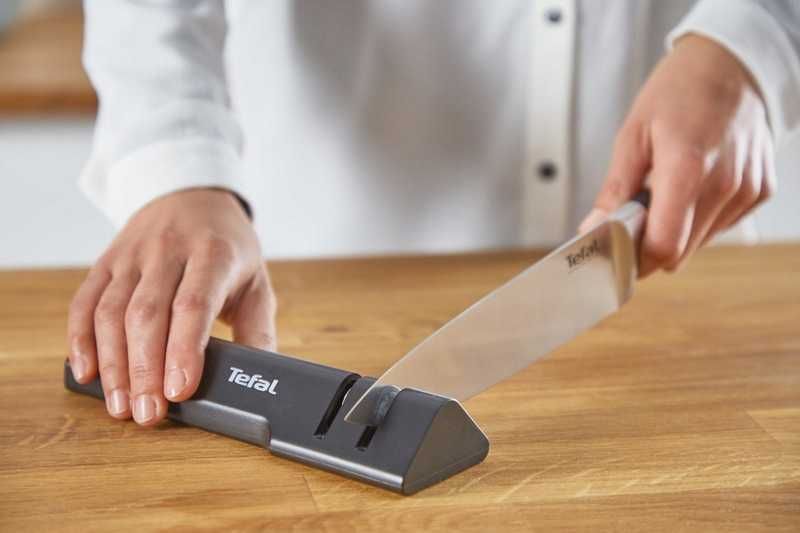 TEFAL ESSENTIAL OSTRZAŁKA 2-Stopniowa do Noży Uniwersalna Diamentowa