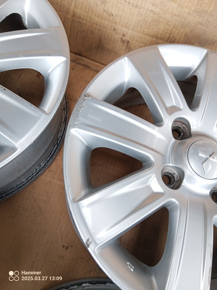 Felgi aluminiowe Mitsubishi Colt 6j r15 et46 śruby 4x114.3
