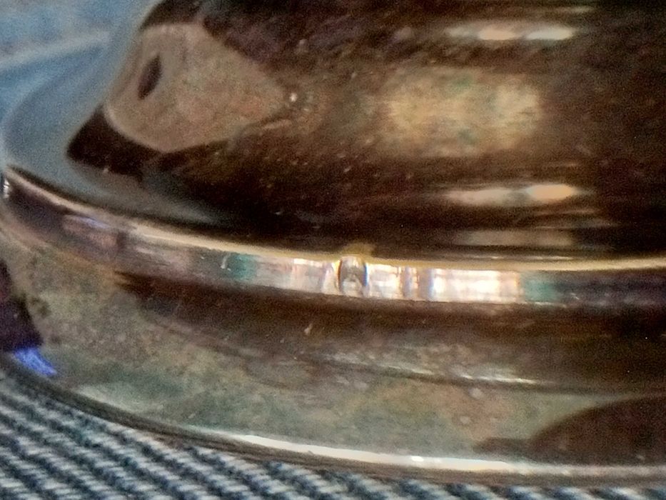 patera ,posrebrzana antyk