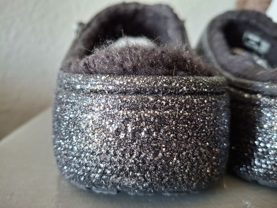 Crocs  piękne brokatowe klapki 38