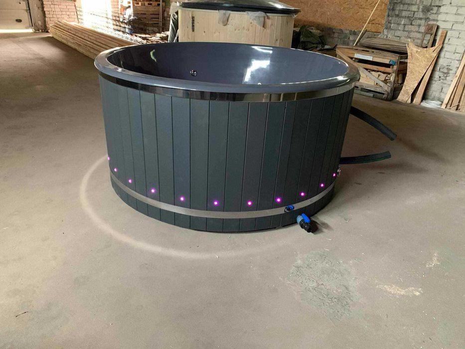 Balia ogrodowa Premium | gorąca beczka ruska bania hot tube jacuzzi