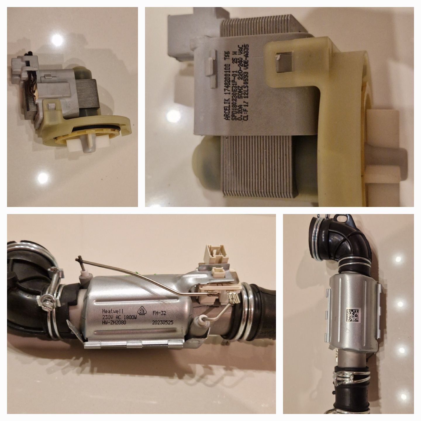 Zmywarka Beko DIN 6830 FX30 - części