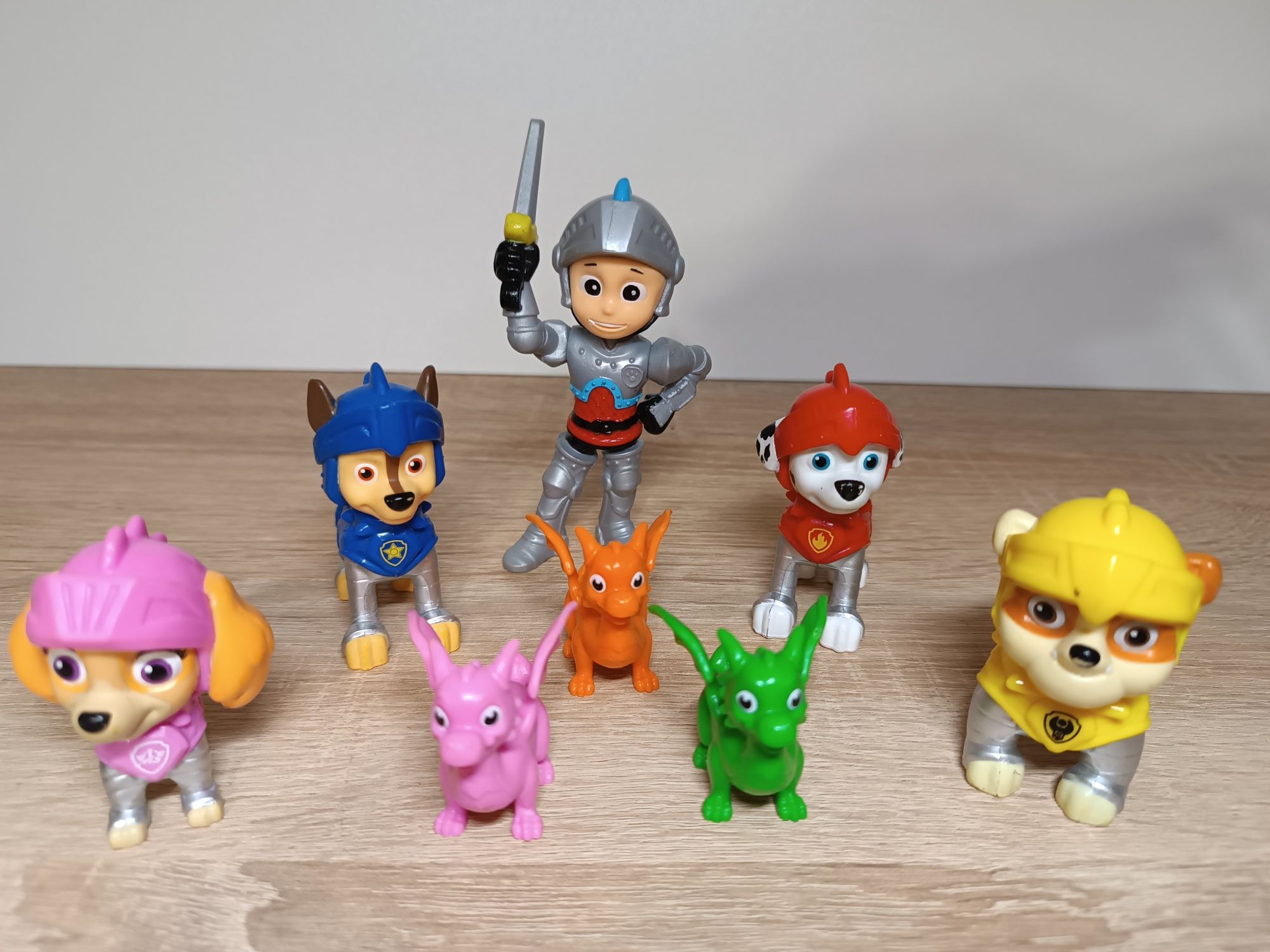 Psi Patrol Odważni Rycerze Rescue Knights Ryder Chase Marshall Rubble