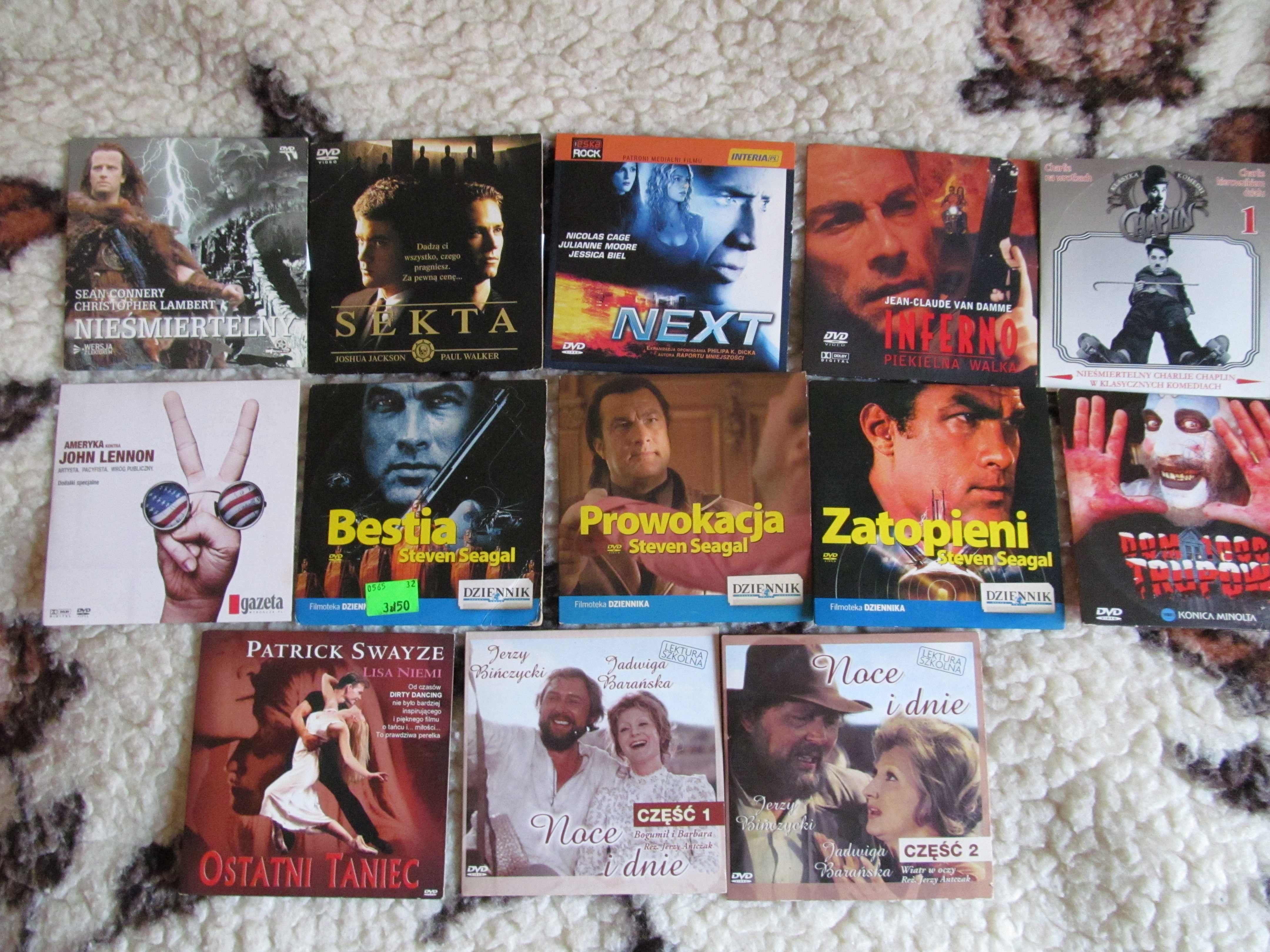Płyty DVD - zestaw 13szt