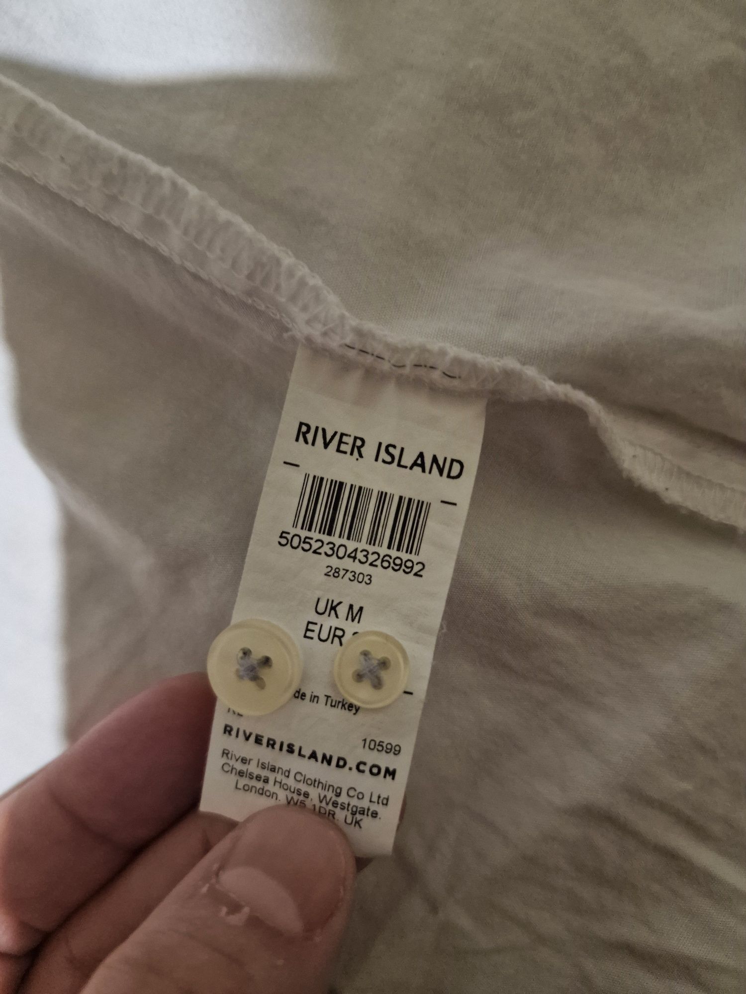 Рубашка белая, біла сорочка. River island .