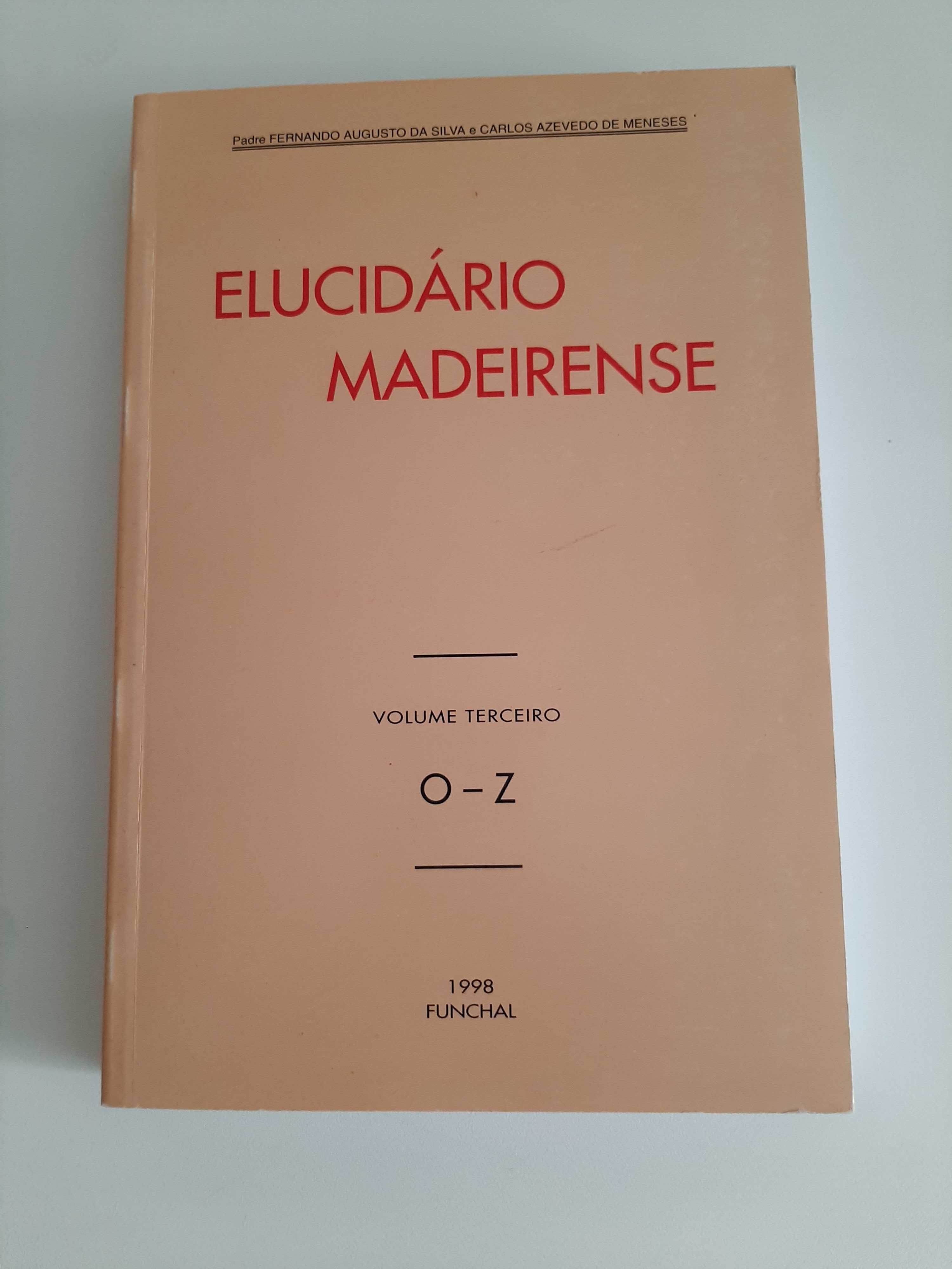 Elucidário Madeirense - 3 volumes